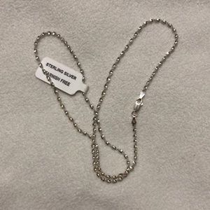 Sterling silver necklace